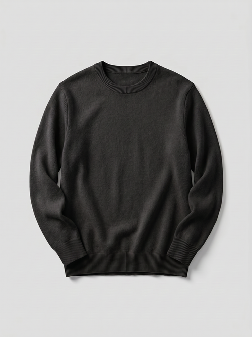 The Classic Men's Crewneck – 100% Pure Mongolian Cashmere